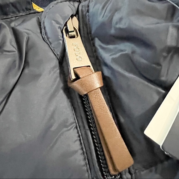 Polo Ralph Lauren Pony Full Zip Down Packable Jacket Men's Aviator Navy - Picture 11 of 14